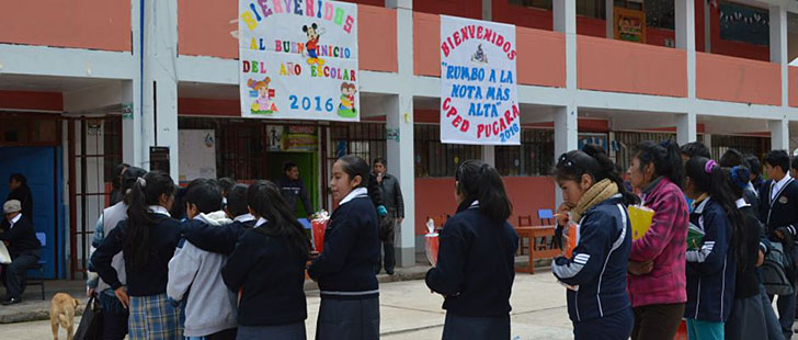 Escolares del distrito de Morococha volvieron a las aulas