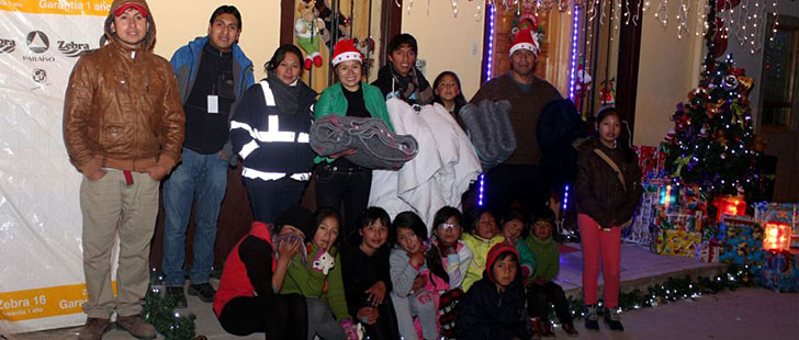 Niños de Morococha recibieron regalos por Navidad
