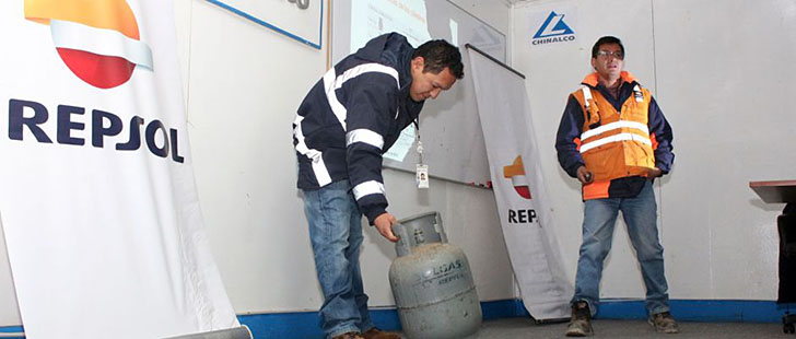 Propietarios de negocios de Nueva Morococha se capacitaron en manejo seguro de combustibles