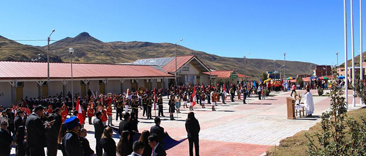 Morococha renovó juramento de fidelidad a la Bandera del Perú